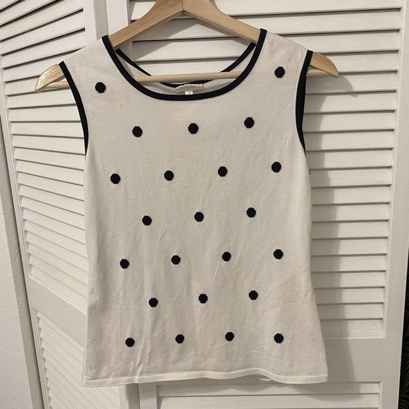 Escada Polka Dot Cardigan 2 Piece Set. US 6 - Picture 4 of 10